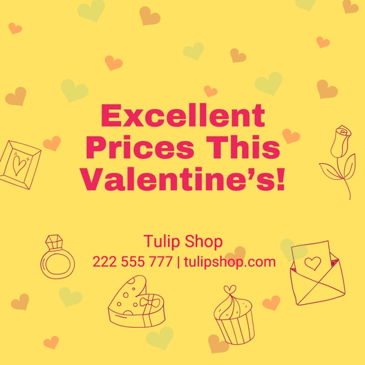 Valentine's Day Facebook Ad Banner