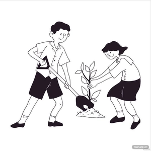 Arbor Day Drawing Clipart