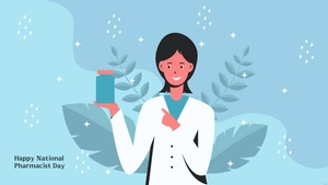 Happy National Pharmacist Day Background