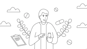 National Pharmacist Day Drawing Background