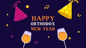 Orthodox New Year Day Background