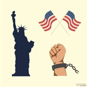 National Freedom Day Clipart Vector