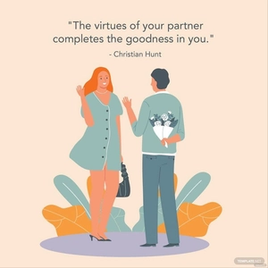 National Spouses Day Quote Vector