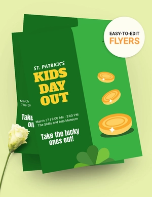 St. Patrick's Day Event Flyer