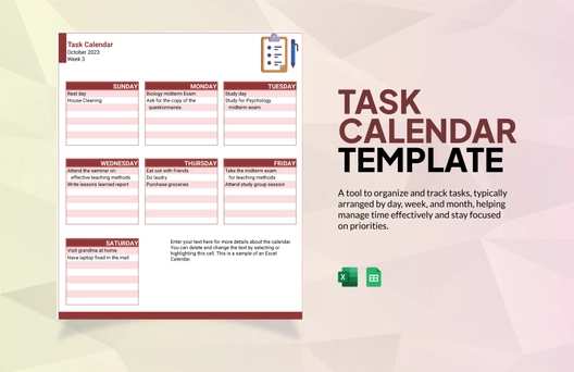 Task Calendar