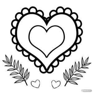 Easy Valentine's Day Drawing