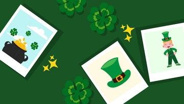 Free St. Patrick's Day Photo Background Template to Edit Online