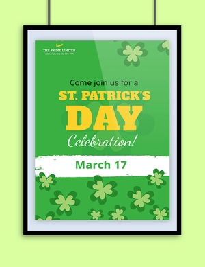 St. Patrick's Day Event Poster