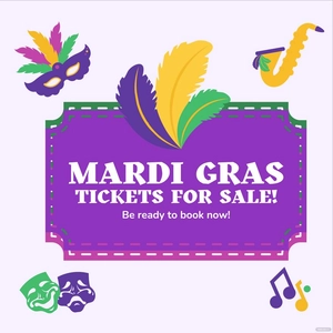 Mardi Gras Carnival Flyer Vector