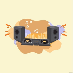 Happy National DJ Day Vector