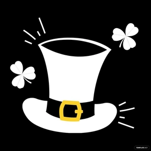 Black And White St. Patrick's Day Clipart