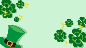 St. Patrick's Day Zoom Background