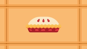 National Pie Day Banner Background