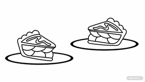 National Pie Day Drawing Background