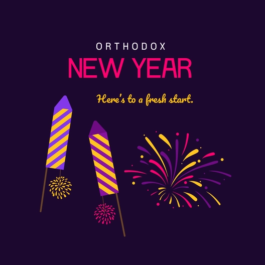 Orthodox New Year FB Post