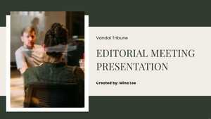 Editorial Meeting Presentation Template