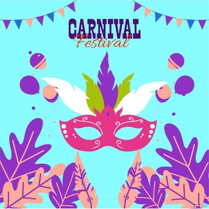 Happy Carnival Festival Illustration