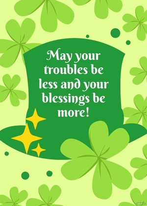 Happy St. Patrick's Day Greeting Card