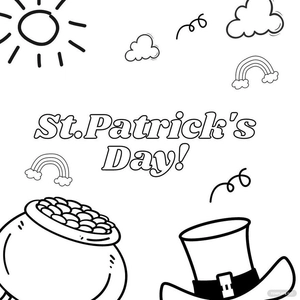 Kids St. Patrick's Day Drawing
