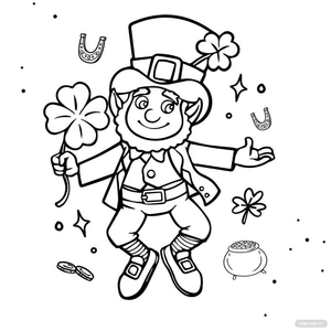 Beautiful St. Patrick's Day Drawing