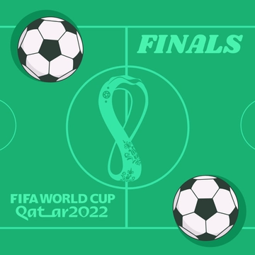 Free FIFA World Cup 2022 Finals Clipart Template to Edit Online