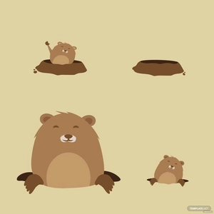 Groundhog Day Clipart Vector Groundhog Day Clipart Vector