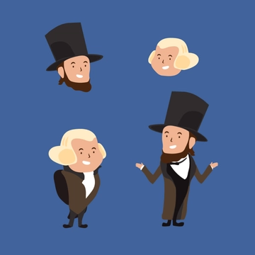 Free Presidents' Day Clipart Vector Template to Edit Online