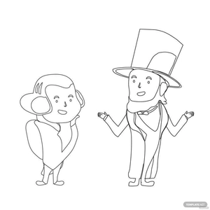 Presidents' Day Drawing Vector
