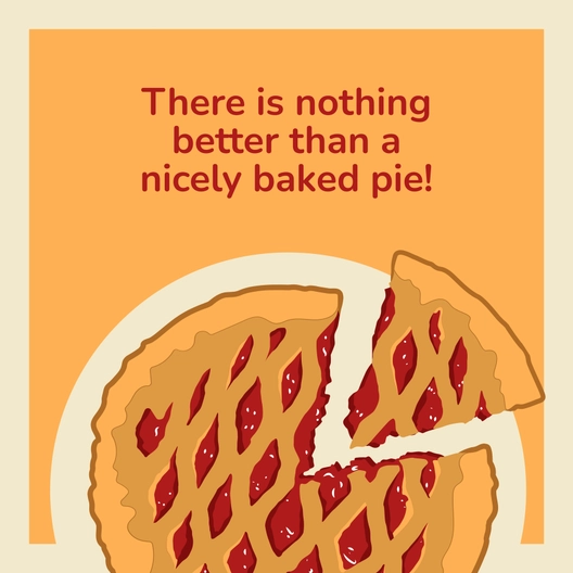 National Pie Day Instagram Post