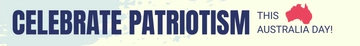 Free Australia Day Website Banner Template to Edit Online