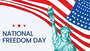 Free High Resolution National Freedom Day Background Template to Edit Online