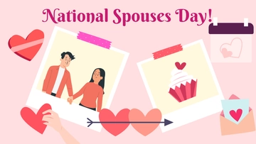 Free National Spouses Day Image Background Template to Edit Online