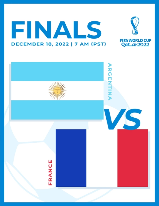FIFA World Cup 2022 Finals Schedule Flyer