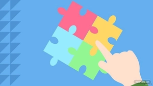 National Puzzle Day Background