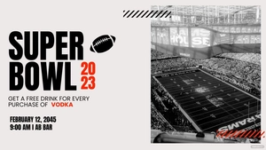 Super Bowl 2023 Flyer Background