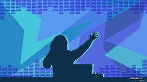 Happy National DJ Day Background