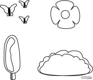 Spring Drawing Vector