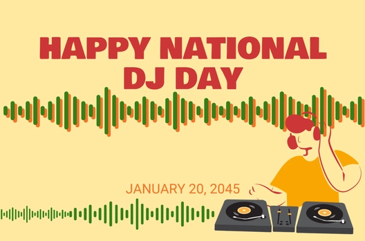 National DJ Day Banner