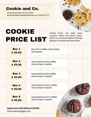 Business Pricing Guide Template
