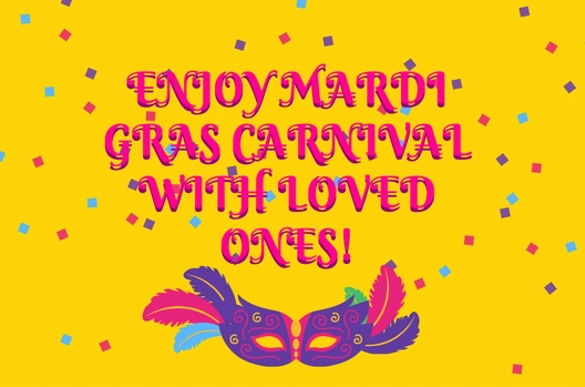 Mardi Gras Carnival Banner