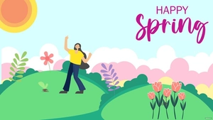 Spring Design Background
