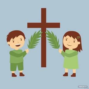 Palm Sunday Illustration