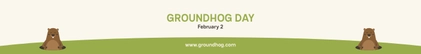 Groundhog Day Website Banner