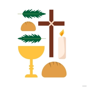 Palm Sunday Clipart Vector