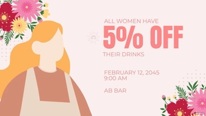 International Women's Day Flyer Background