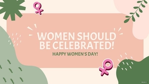 International Women's Day Invitation Background