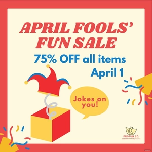 April Fools' Day Flyer Vector