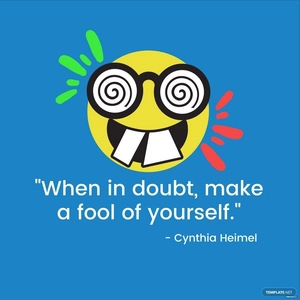 April Fools' Day Quote Vector
