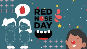 Red Nose Day Design Background