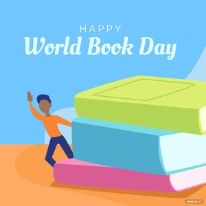 World Book Day Celebration Vector
